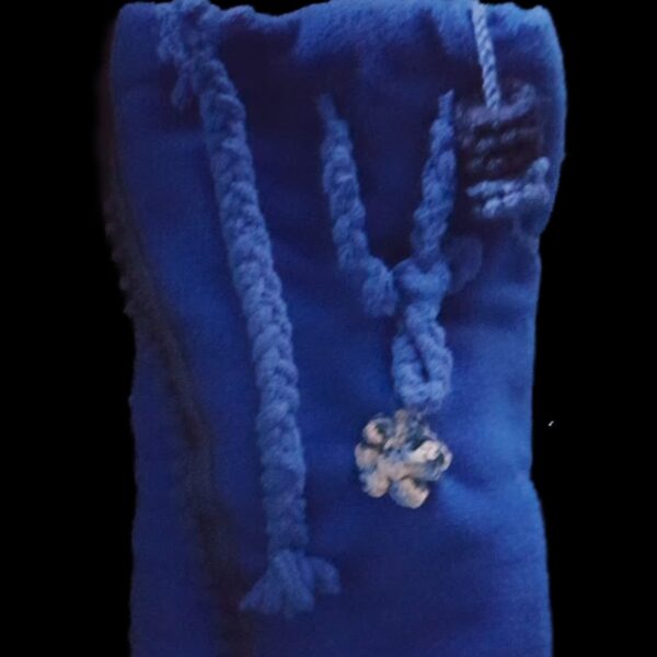 Blue Sensory Muff Handbag - A Tactile Companion for Comfort! - Image 4