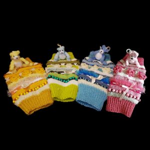 Whimsical Stripe Sensory Muff - four options, choose one